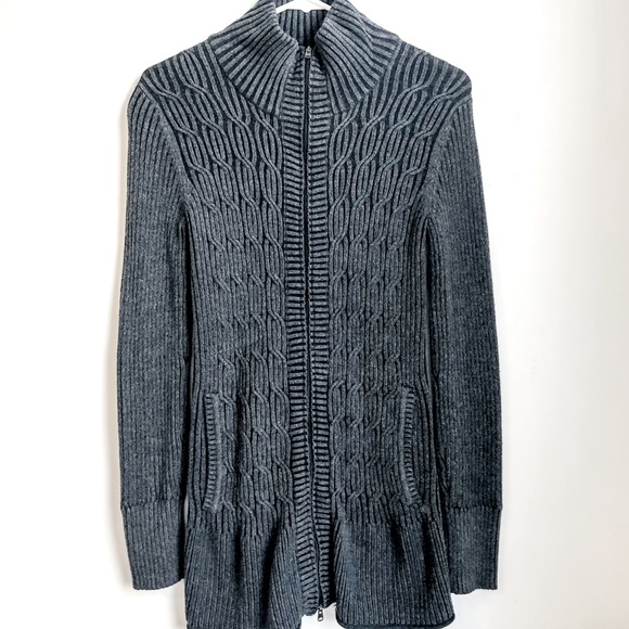 Eddie Bauer Sweaters - Eddie Bauer Long Zippered Women's Sweater Cardigan